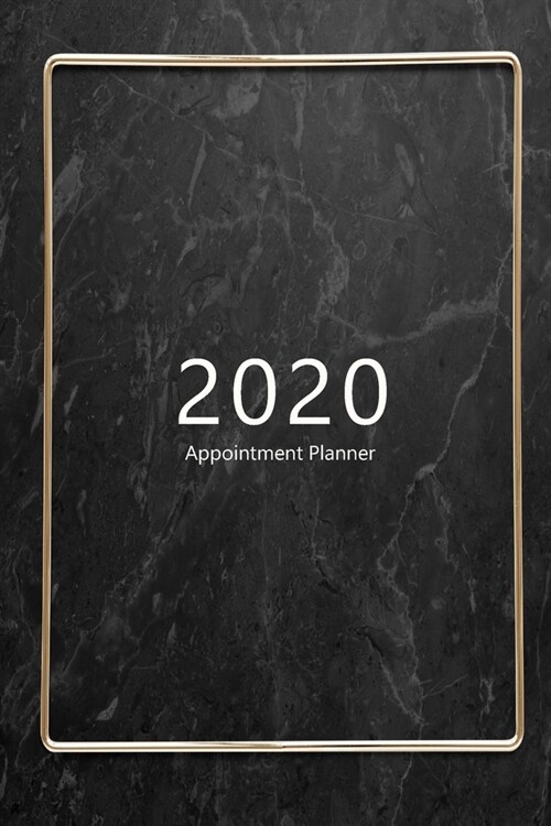 2020 Appointment Planner: Hourly agenda. Monthly and Weekly planner. Week on 2 pages. Square layout. Schedule, arrange, plan events. Monday star (Paperback)