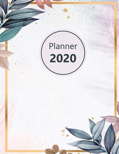 Planner 2020: Monthly and Weekly Planner. Week on 1 page. Start your week with weekly Focus, Tasks, To-Dos. Monday start week. 11.0 (Paperback)