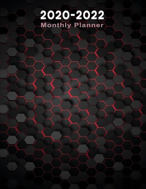 2020-2022 Monthly Planner: Three Years Diary, Scheduler and Organizer for Work & Personal Use - With Notes Pages and Year Calendars at a Glance - (Paperback)