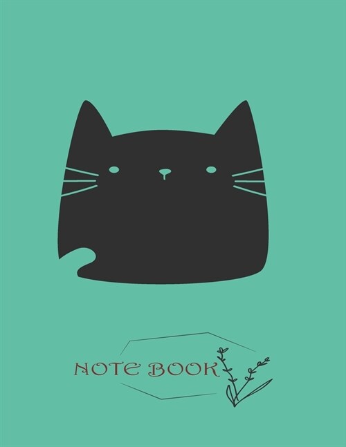 Notebook: This Notebook Lined pages cute cartoon cover Extra large (8.5 x 11) inches, 110 pages. (Paperback)