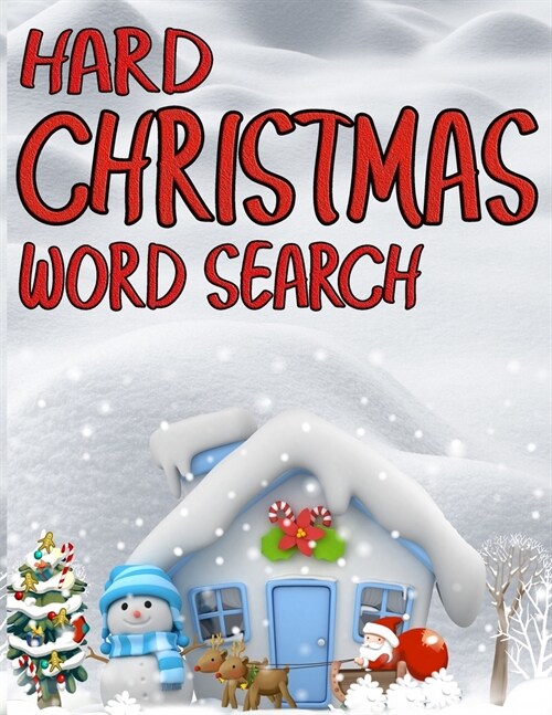 Hard Christmas Word Search: Large Print Word Search Puzzles For Adults To Enjoy This Christmas Holiday (Paperback)