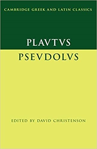 Plautus: Pseudolus (Paperback)