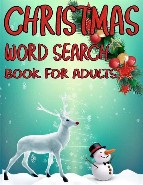 Christmas Word Search Book For Adults: Exercise Your Brain and Fill Your Heart With Christmas Spirit (Paperback)