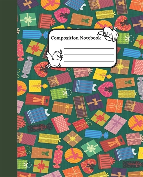 Composition Notebook: The Gift College Ruled Blank Lined Cute Notebooks for Girls Teens Kids School Writing Notes Journal 110 page (7.5 x 9. (Paperback)