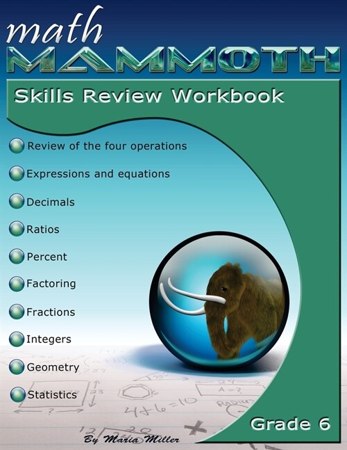 Math Mammoth Grade 6 Skills Review Workbook (Paperback)