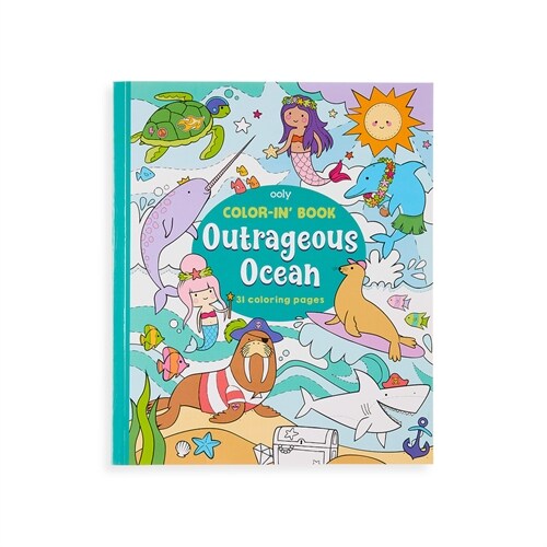 Color-In Book: Outrageous Ocean (Novelty)