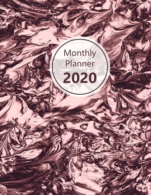 Monthly planner 2020: Large. Month on 2 pages. Incl. 2020 Calendar, Important dates section and Notes pages. 8.5 x 11.0 (Letter size). (Pu (Paperback)