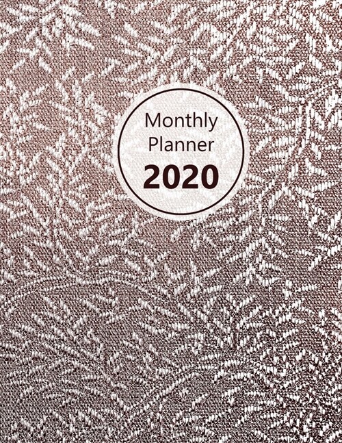 Monthly planner 2020: Large. Month on 2 pages. Incl. 2020 Calendar, Important dates section and Notes pages. 8.5 x 11.0 (Letter size). (Li (Paperback)