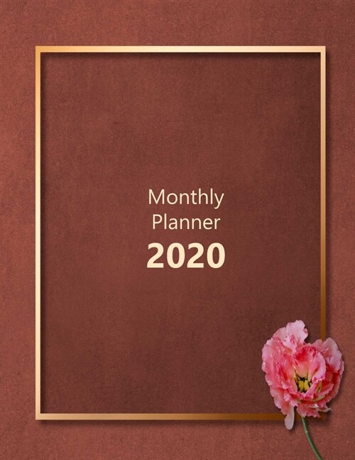 Monthly planner 2020: Large. Month on 2 pages. Incl. 2020 Calendar, Important dates section and Notes pages. 8.5 x 11.0 (Letter size). (Go (Paperback)