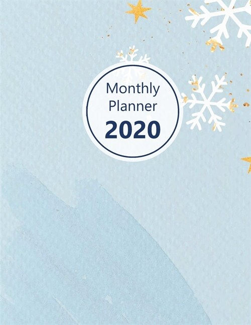 Monthly planner 2020: Large. Month on 2 pages. Incl. 2020 Calendar, Important dates section and Notes pages. 8.5 x 11.0 (Letter size). (Wi (Paperback)