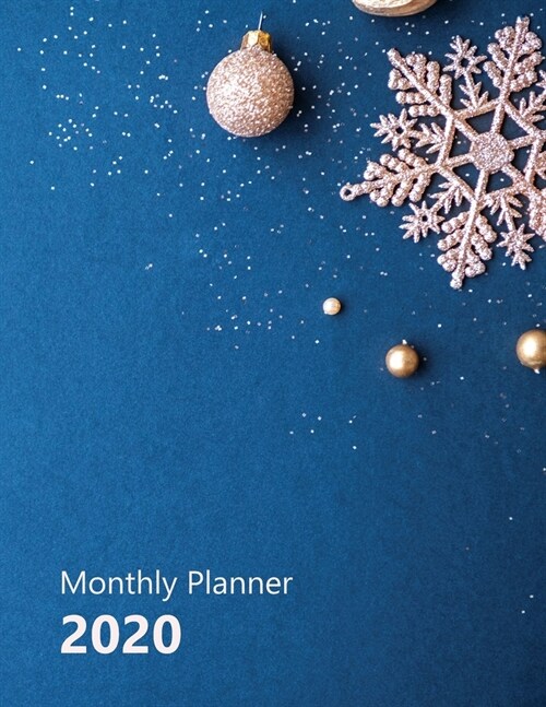 Monthly planner 2020: Large. Month on 2 pages. Incl. 2020 Calendar, Important dates section and Notes pages. 8.5 x 11.0 (Letter size). (Ho (Paperback)