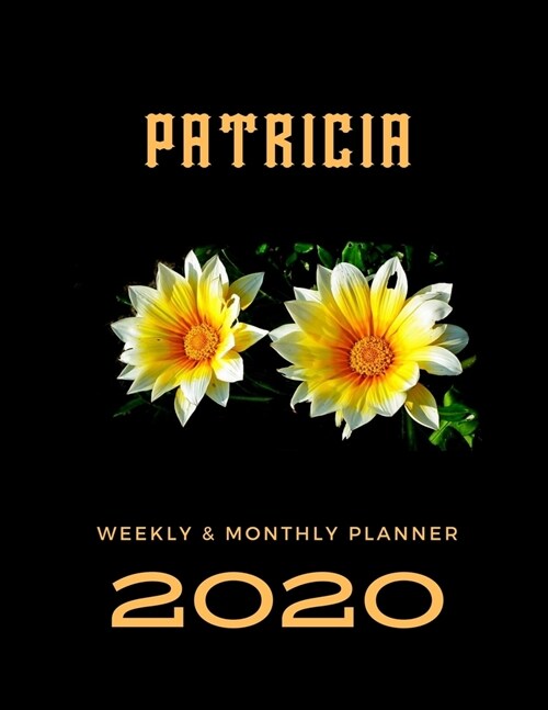 2020 Weekly & Monthly Planner: Patricia...This Beautiful Planner is for You-Reach Your Goals / Journal for Women & Teen Girls / Dreams Tracker & Goal (Paperback)