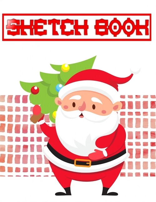 Sketchbook For Drawing 2020 Christmas Gift: Sketch Book Drawing Pad Gold Birds - Sketching - Way # Santa Claus Size 8.5 X 11 Inches 110 Page Standard (Paperback)