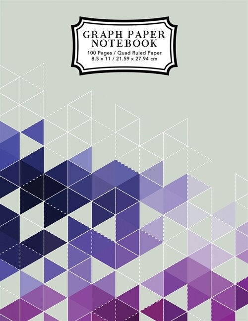 Graph Paper Notebook: Purple Grid Boxes Grid Paper Composition Notebook, Graphing Paper, Quad Ruled (Paperback)