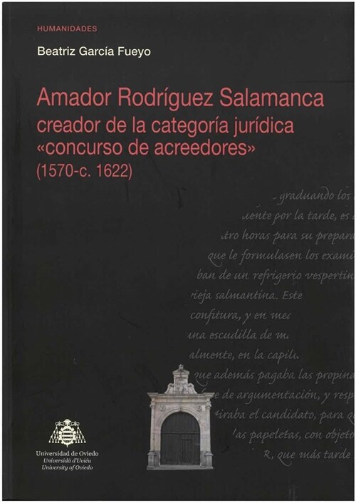 AMADOR RODRIGUEZ SALAMANCA CREADOR DE LA CATEGORIA JURIDICA (Book)