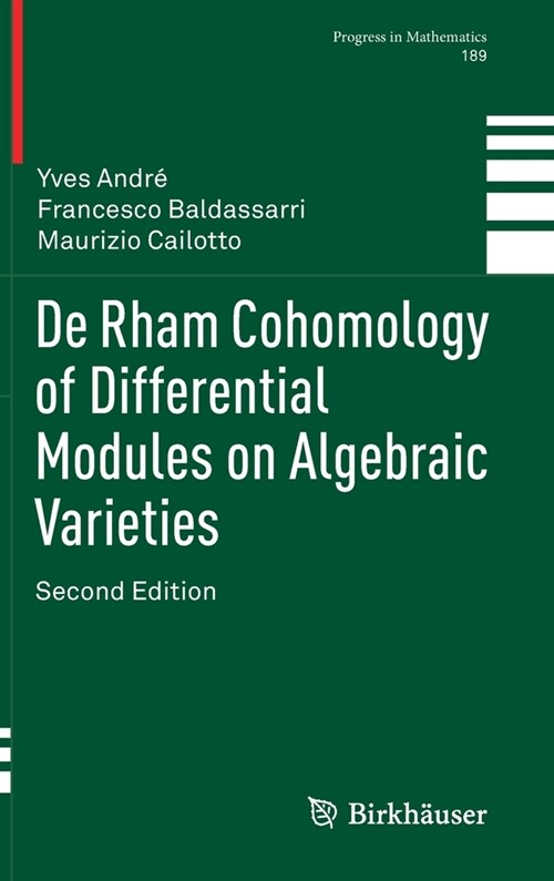 de Rham Cohomology of Differential Modules on Algebraic Varieties (Hardcover, 2, 2020)