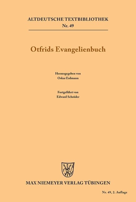 Otfrids Evangelienbuch (Paperback, 2, 2. Auflage)