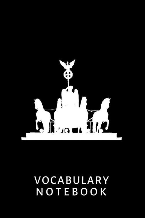 Vocabulary Notebook: German, 6x 9, 2500 words, 110 pages, 2 columns, lines, learn to speak a language (Paperback)