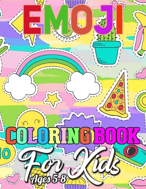 Emoji Coloring Book for Kids Ages 5-8: 45+ Festive Pages of Holiday Emoji Stuff Coloring & Fun Activities for Kids, Girls, Boys, Teens & Adults! (Paperback)