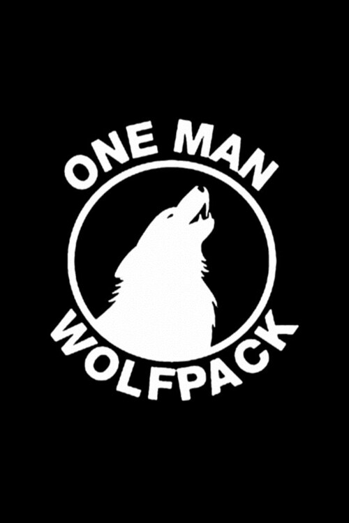 One Man Wolf Pack Hangover: Blank Lined Notebook Journal for Work, School, Office - 6x9 110 page (Paperback)