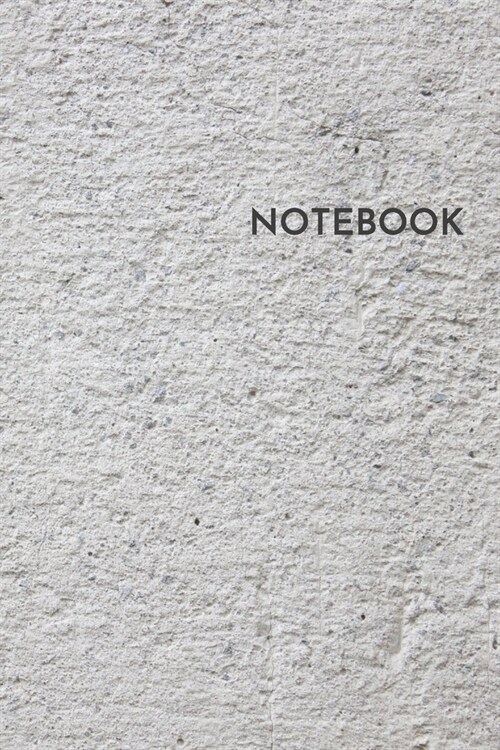 Notebook: Blank Lined College Ruled Notebook 6x9 Inches 100 Pages Concrete Wall (Paperback)