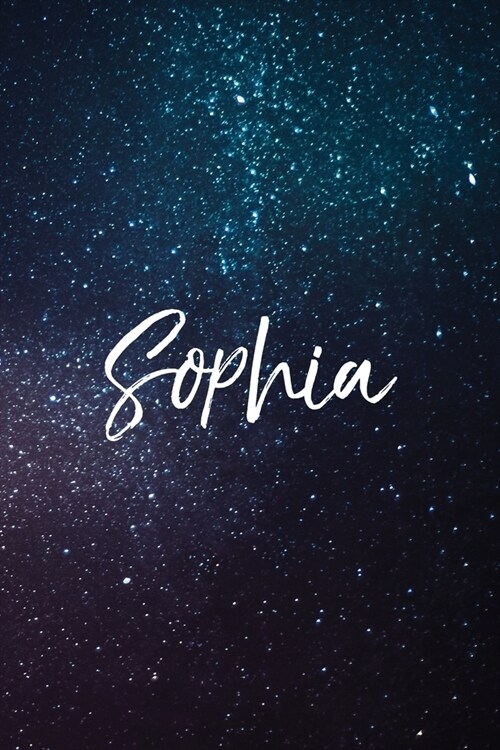 Sophia: Personalized Name Journal Writing Notebook For Girls and Women (Paperback)