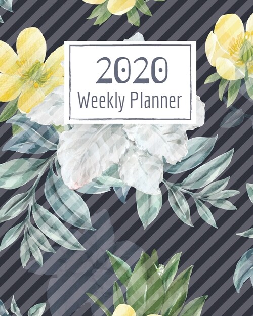 Weekly Planner for 2020- 52 Weeks Planner Schedule Organizer- 8x10 120 pages Book 19: Large Floral Cover Planner for Weekly Scheduling Organizing Go (Paperback)