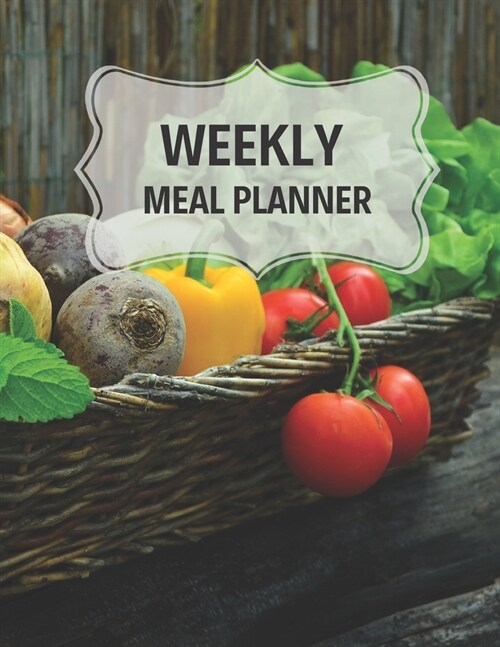 Weekly Meal Planner: 55 Week Meal Planner, Recipe, (112 Pages, Blank, 8.5 x 11) (Paperback)