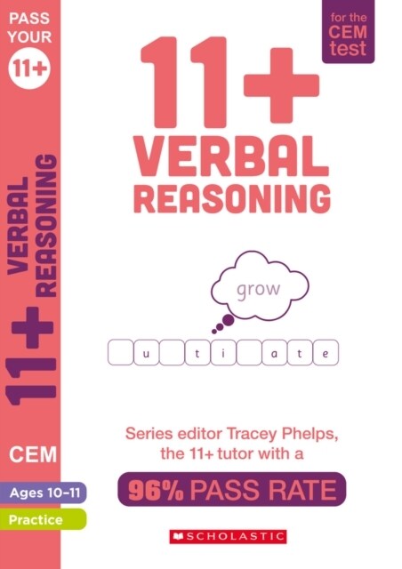 11+ Verbal Reasoning Practice and Assessment for the CEM Test Ages 10-11 (Paperback)