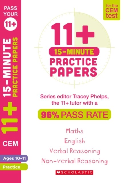 11+ 15-Minute Practice Papers for the CEM Test Ages 10-11 (Paperback)