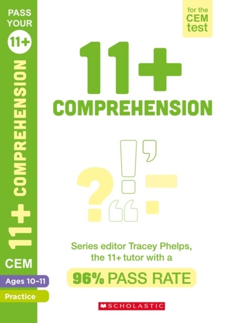 11+ English Comprehension Practice and Assessment for the CEM Test Ages 10-11 (Paperback)