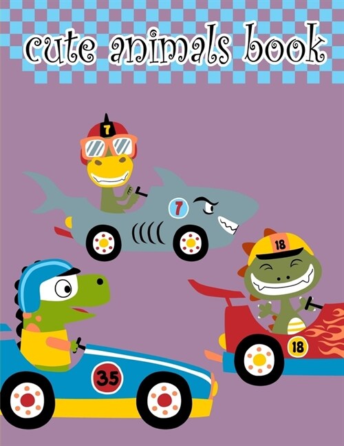 Cute Animals Book: An Adorable Coloring Book with Cute Animals, Playful Kids, Best Magic for Children (Paperback)