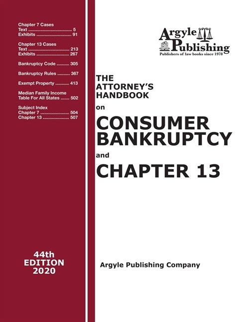 The Attorneys Handbook on Consumer Bankruptcy and Chapter 13 (Paperback)