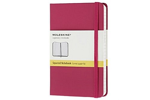 Moleskine Classic Notebook, Pocket, Squared, Magenta, Hard Cover (3.5 X 5.5) (Hardcover)