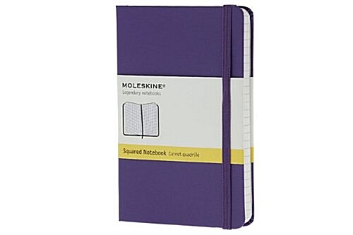 Moleskine Classic Notebook, Pocket, Squared, Brilliant Violet, Hard Cover (3.5 X 5.5) (Other)