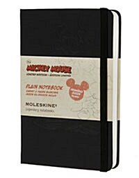 Moleskine Mickey Mouse Limited Edition Notebook, Pocket, Plain, Black, Hard Cover (3.5 X 5.5) (Other)