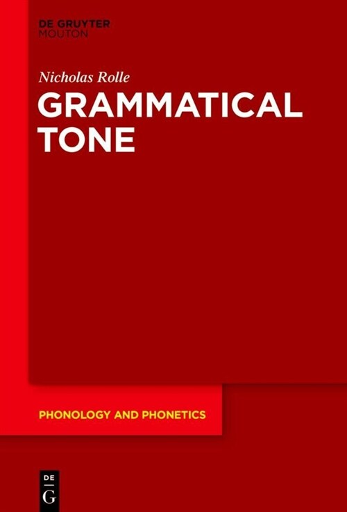 Grammatical Tone (Hardcover)
