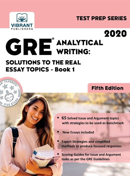 [중고] GRE Analytical Writing: Solutions to the Real Essay Topics - Book 1 (Hardcover, 5)