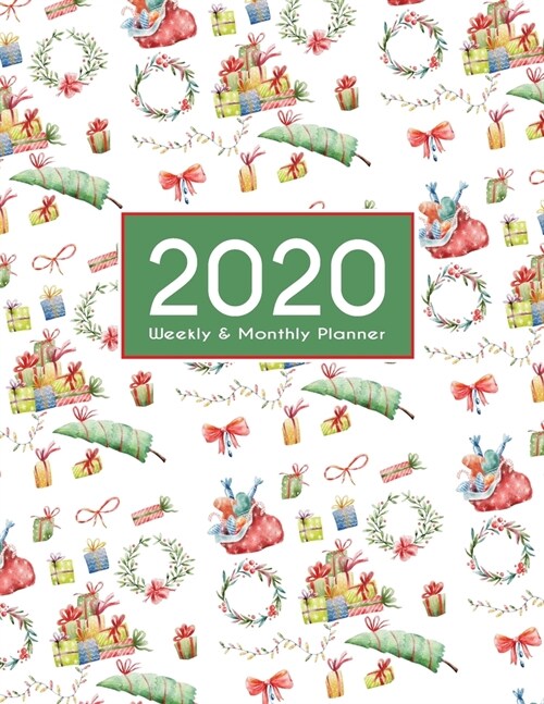 2020 Planner Weekly & Monthly 8.5x11 Inch: Cute Cover One Year Weekly and Monthly Planner + Calendar Views, journal, for Men, Women, Boys, Girls, Kids (Paperback)