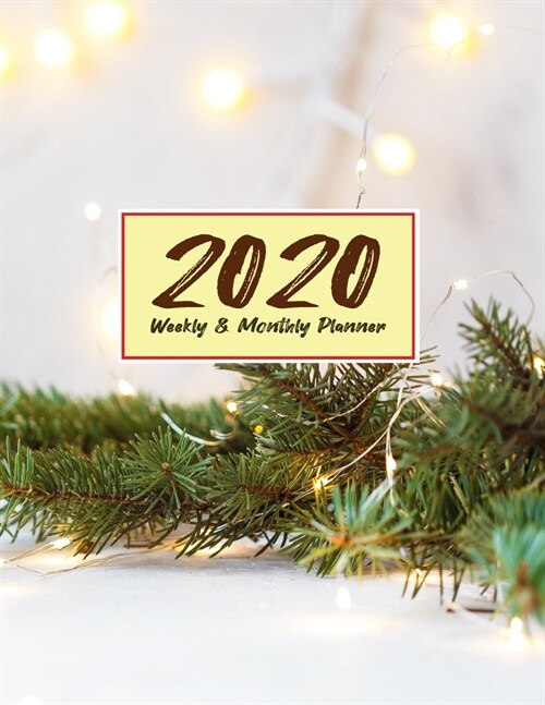 2020 Planner Weekly & Monthly 8.5x11 Inch: Star One Year Weekly and Monthly Planner + Calendar Views, journal, for Men, Women, Boys, Girls, Kids Daily (Paperback)