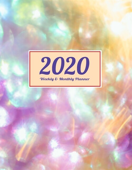 2020 Planner Weekly & Monthly 8.5x11 Inch: Twinkle One Year Weekly and Monthly Planner + Calendar Views, journal, for Men, Women, Boys, Girls, Kids Da (Paperback)