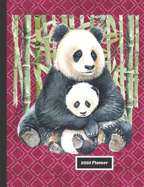 2020 Planner: Gift Panda Organizer - Calendar - Planner (Paperback)