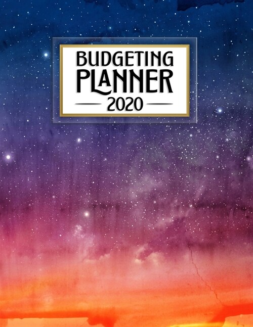 Budgeting Planner: Beautiful Warm Watercolor Sunset - Easy to Use - Daily Weekly Monthly Calendar Expense Tracker - Budget Planner - Mont (Paperback)