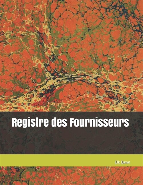 Registre des Fournisseurs (Paperback)