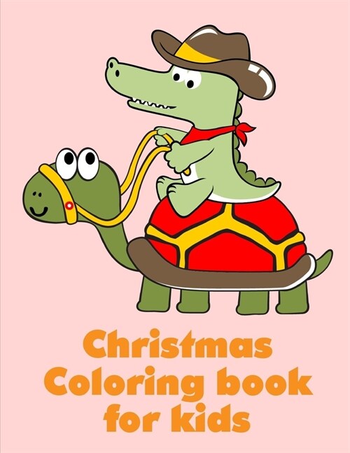 Christmas Coloring Book For Kids: A Cute Animals Coloring Pages for Stress Relief & Relaxation (Paperback)