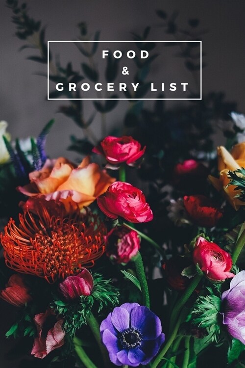 Food & Grocery List Checklist: Shopping List Checklist Notebook Funny Gift for Women Gifts for women who love shopping (Shopping List Notepad) - Flow (Paperback)