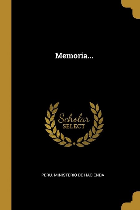 Memoria... (Paperback)