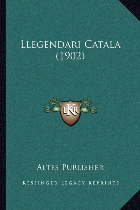 Llegendari Catala (1902) (Paperback)