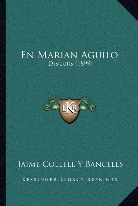 En Marian Aguilo: Discurs (1899) (Paperback)