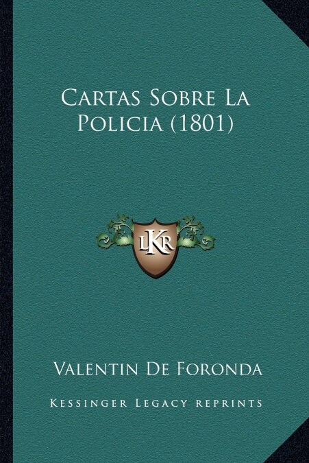 Cartas Sobre La Policia (1801) (Paperback)